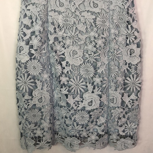 Lulu's Blue Sheath Mid Thigh Dress with Flutter Cap Sleeves Size S - Picture 9 of 12